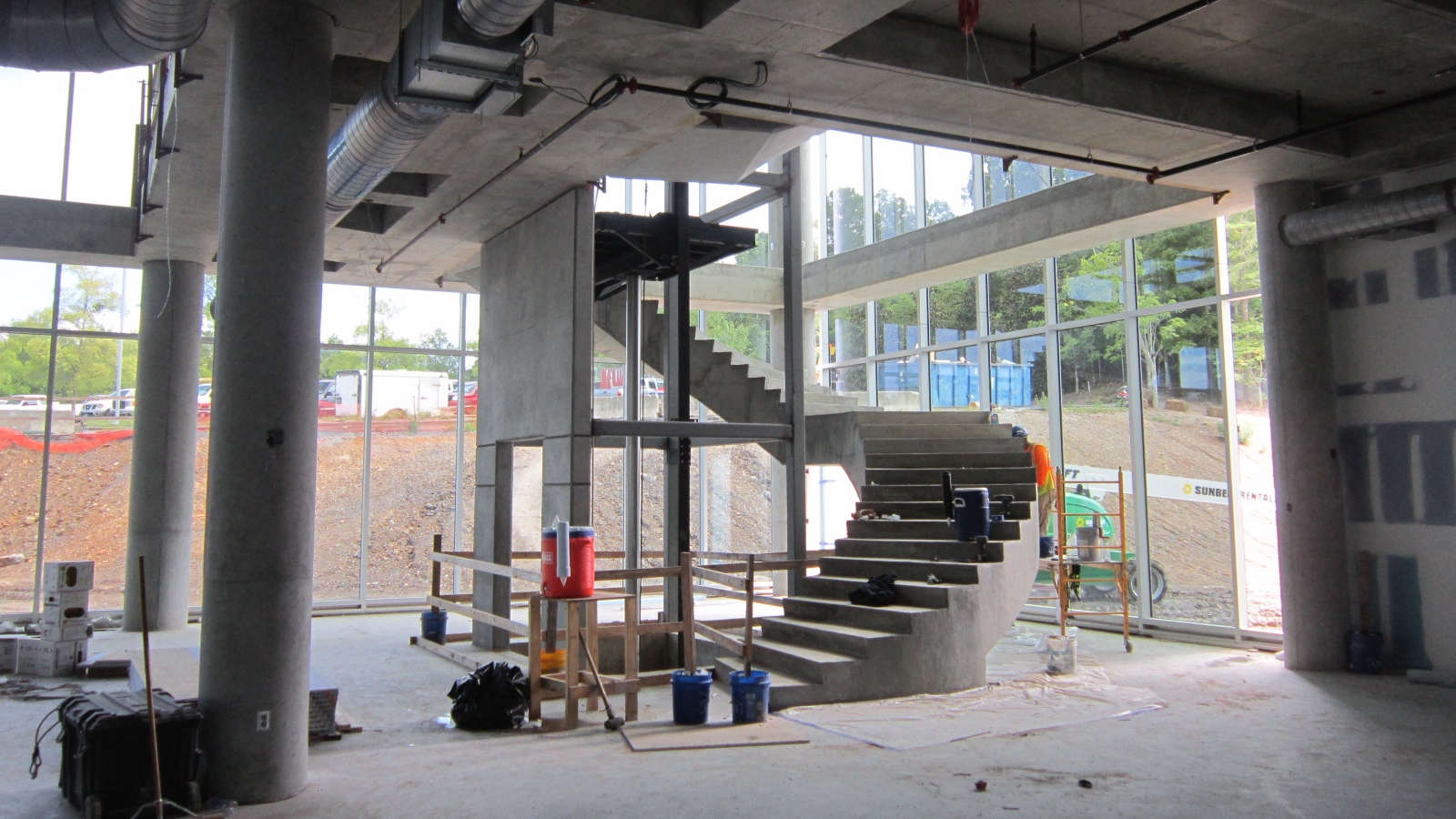  Stairs from first to second floor complete. 