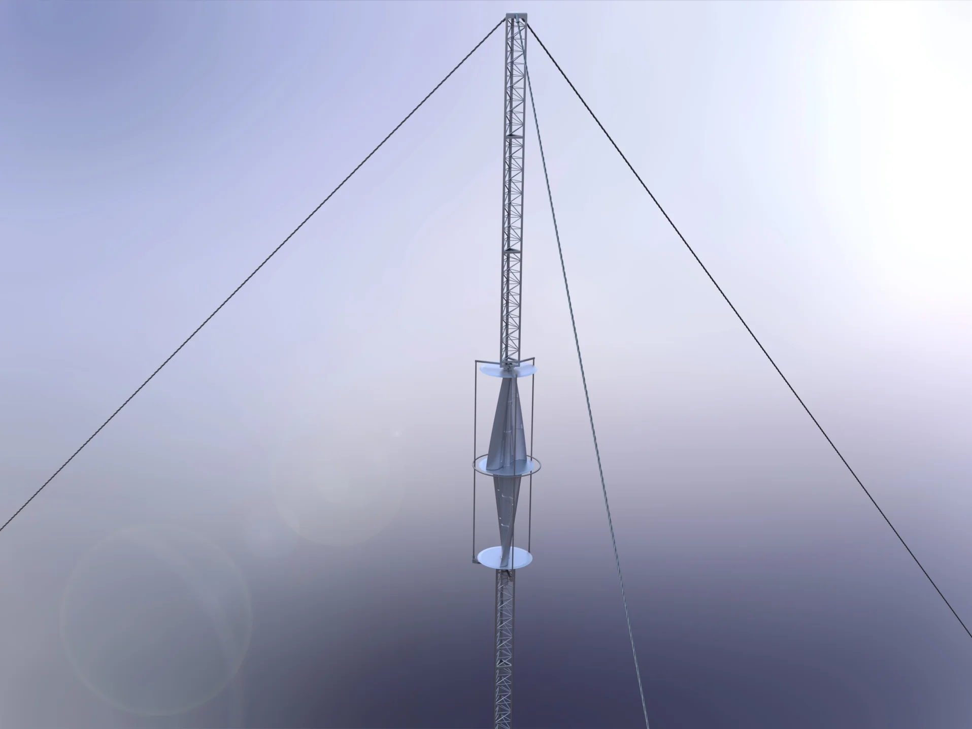 100 ft straight tower With Wires.JPG