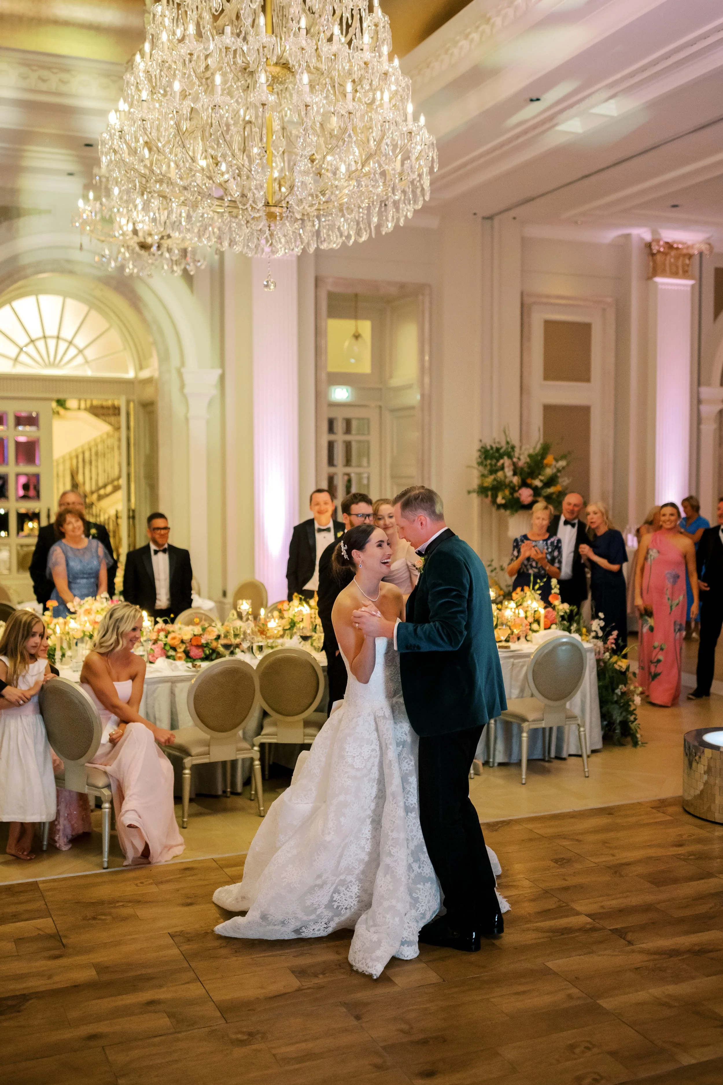 Usa Couple First Dance At Adare Manor Ireland