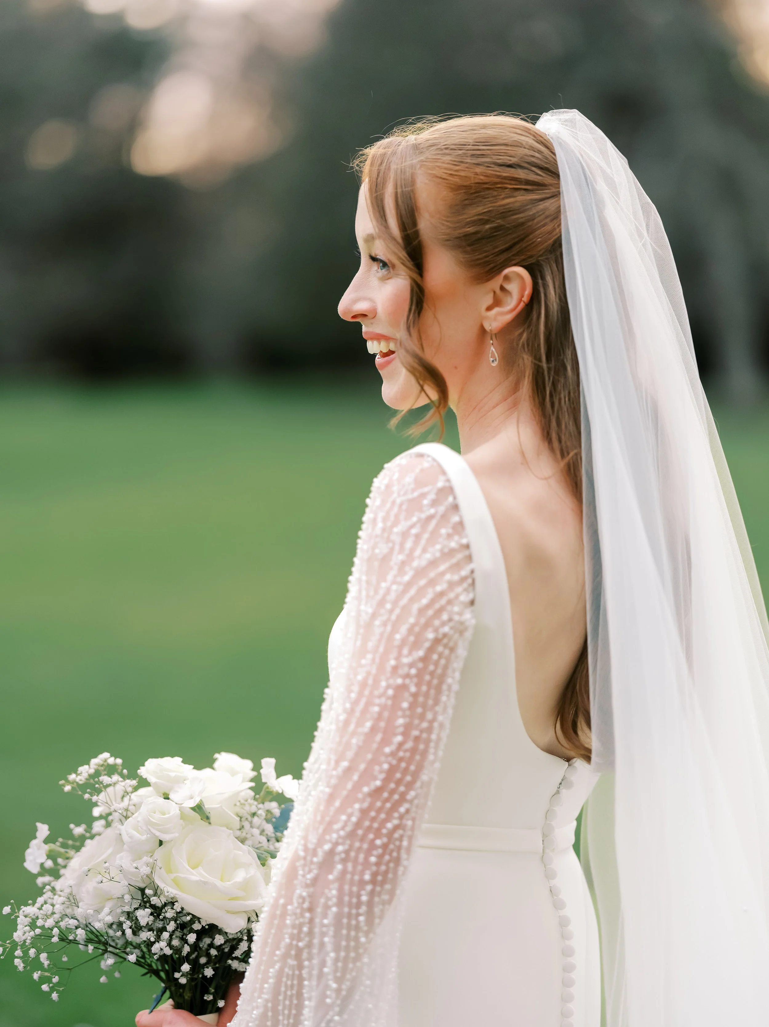 Bride at luttrellstown castle