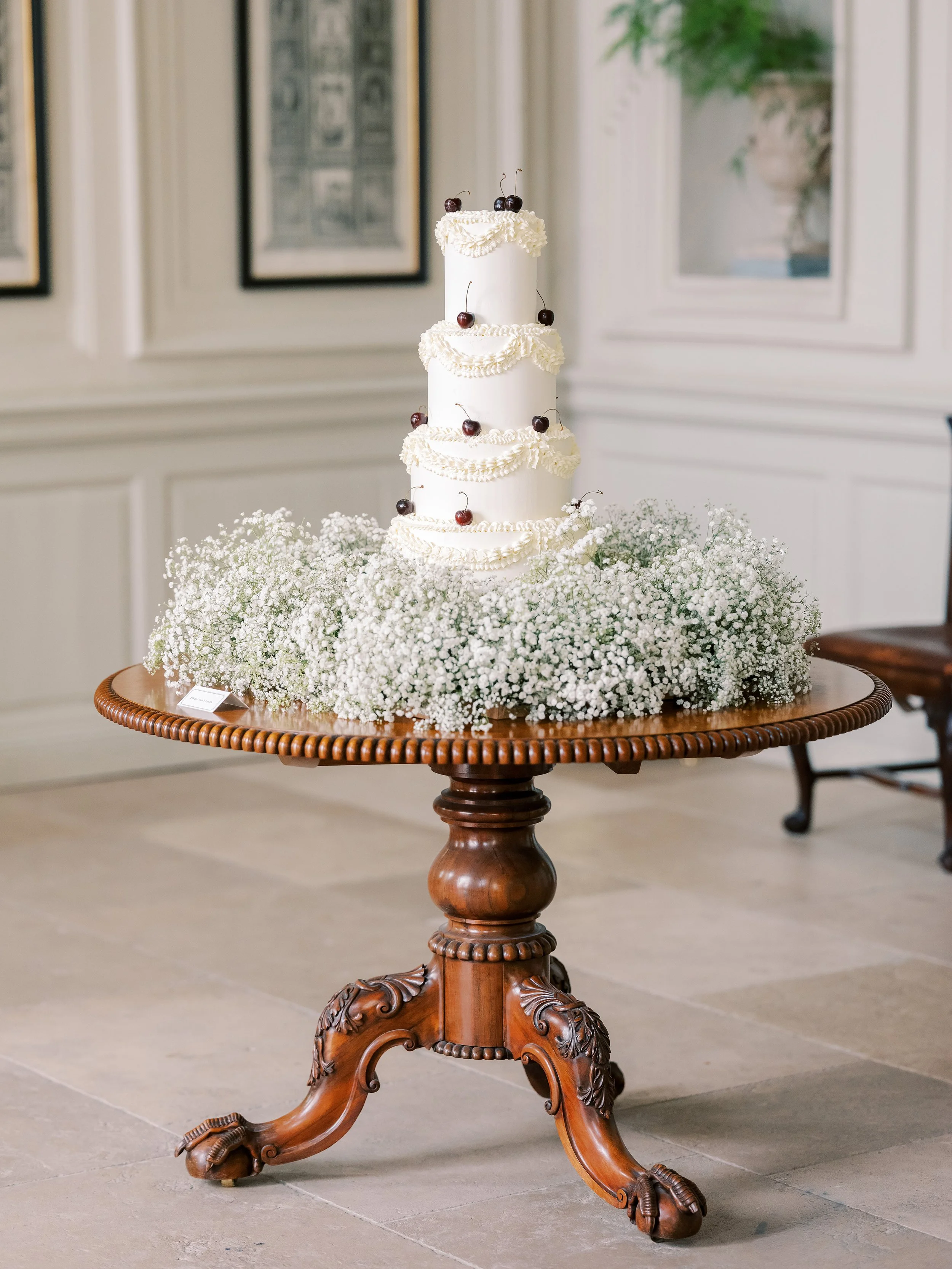 Fern Cake Artistry Cake for Wedding day at Gloster House