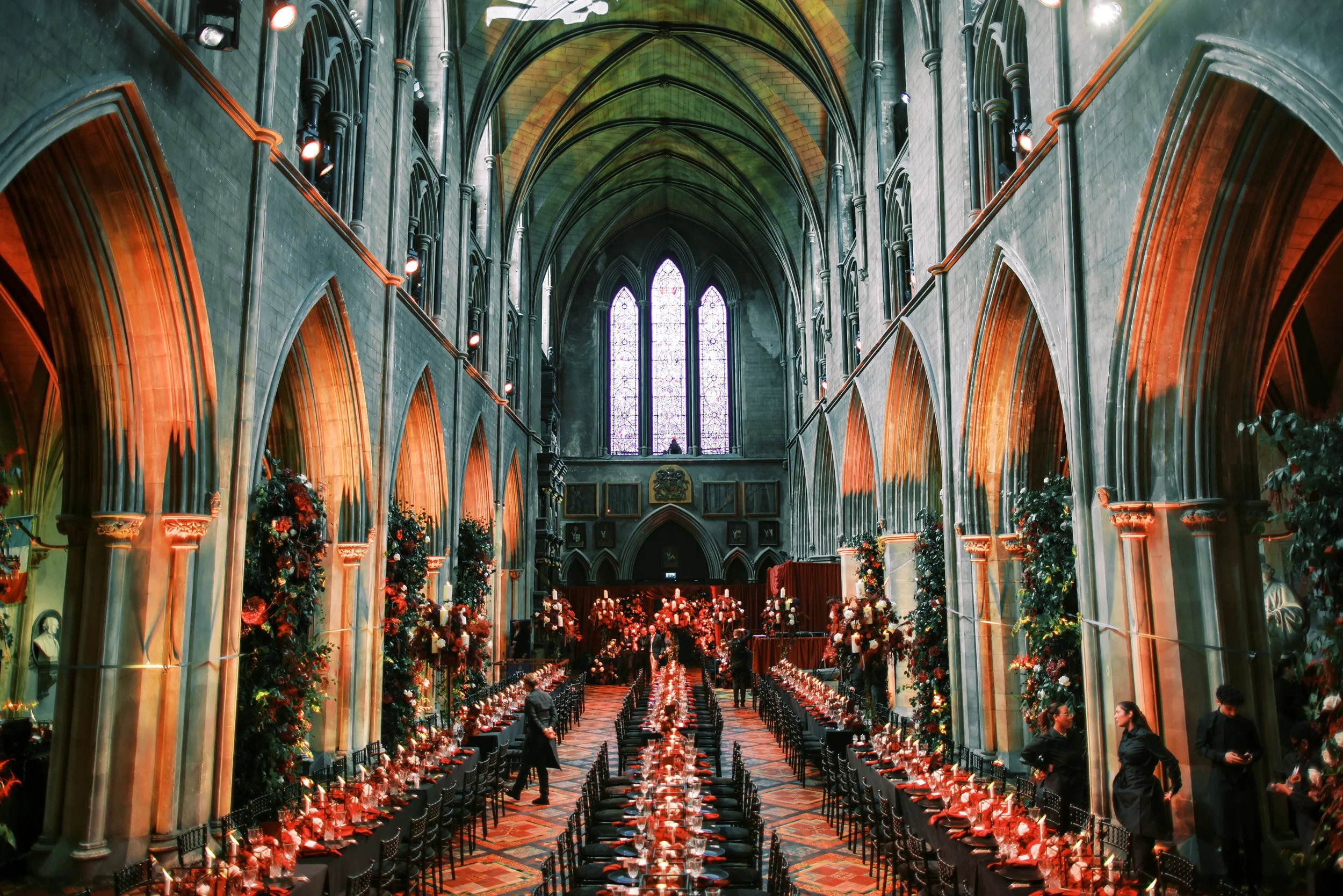 black-tie elegance beneath the candlelight of St Patrick’s Cathedral