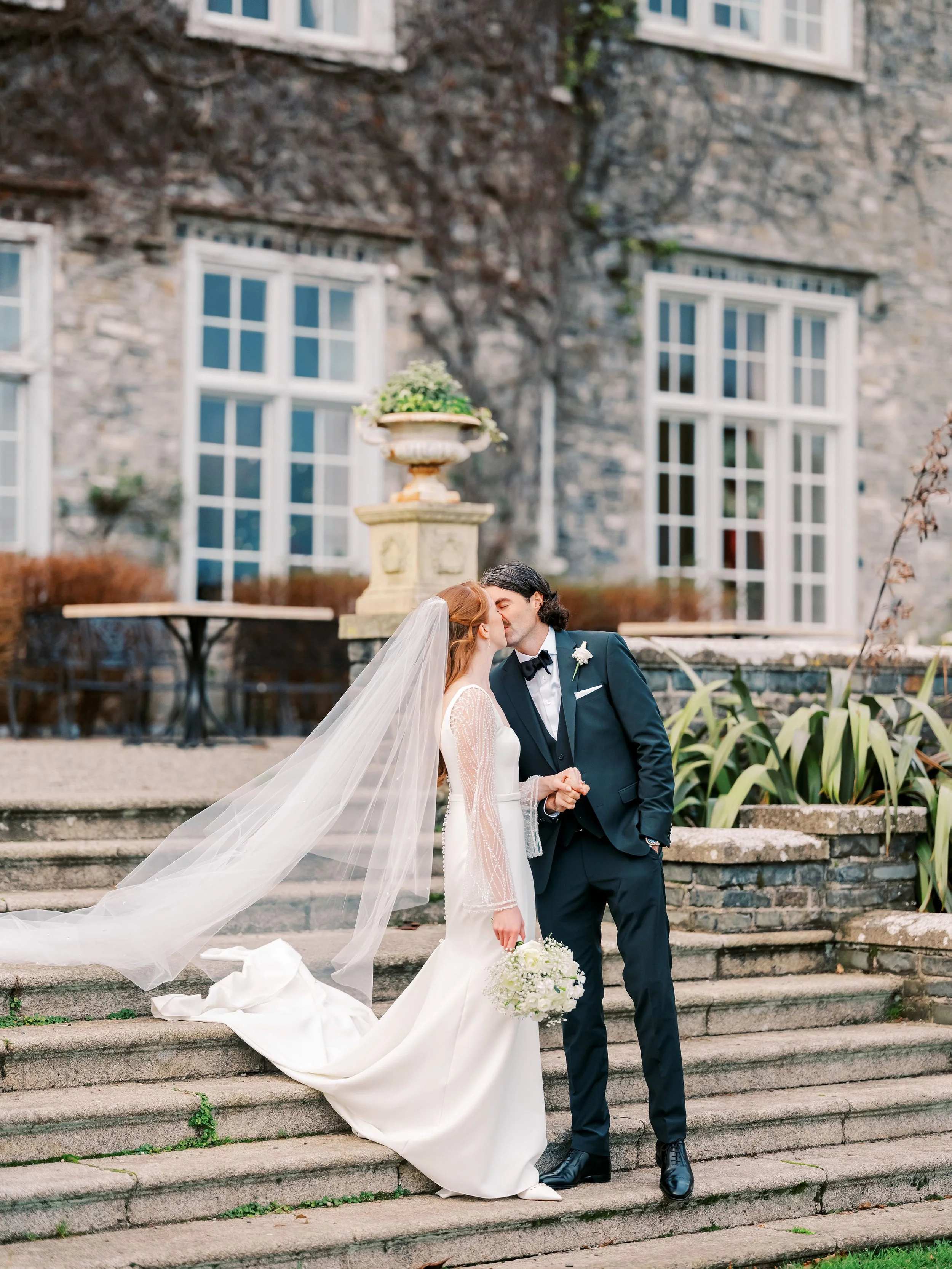 Portraits at Bride at luttrellstown castle