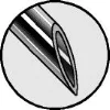 Chiba needle point detail