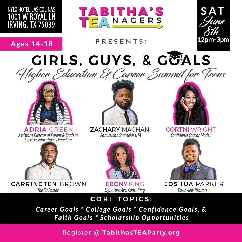 Girls, Guys, &amp; Goals : Higher Education &amp; Career Summit for Teens 
