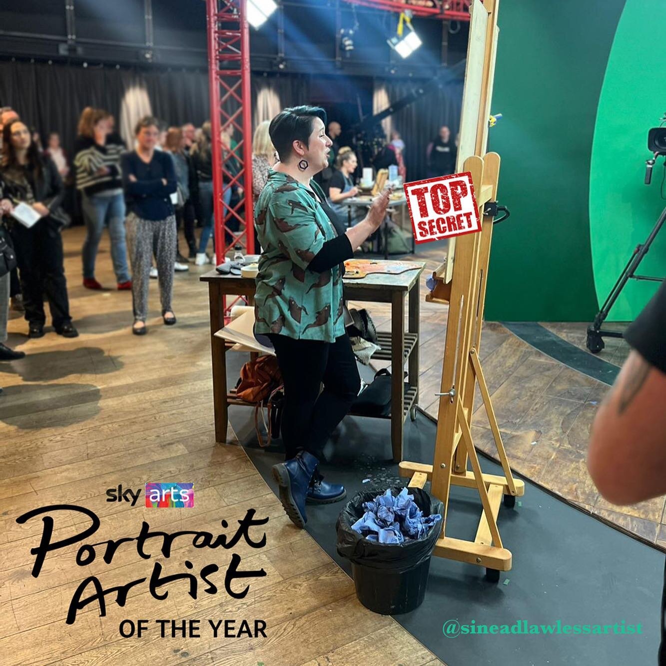 I have managed to go and get picked as a contestant for this year's Sky Arts Portrait Artist of the Year!! We filmed recently and it feels like a dream. I can't share any of the details with you but stay posted! I believe the show will air sometime i