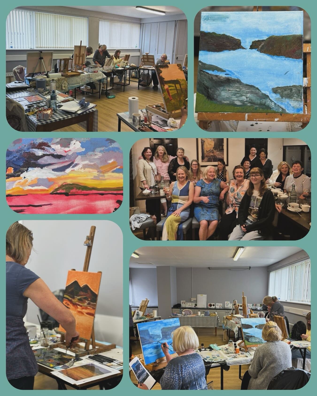 Had a wonderful time last week with the #kilrushartgroup 
Big thanks to @anchorcraftskilrush for organising! 

I just love Co. Clare so much 🫶

@kilrush_tourism 
@co_clare_for_the_love_of_it 
@kilrushartgroupexhibition 

#artevents
#paintingworkshop