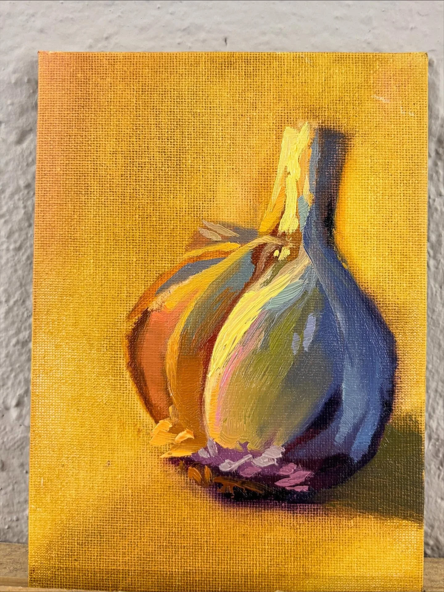 Demo piece for my Impressionist Techniques workshop with @schoolhouseforart at @russborough this weekend. 
Swipe through to see the fab student work. 

#oilpainting #allaprima #garlic #everydaysagooddaywhenyoupaint