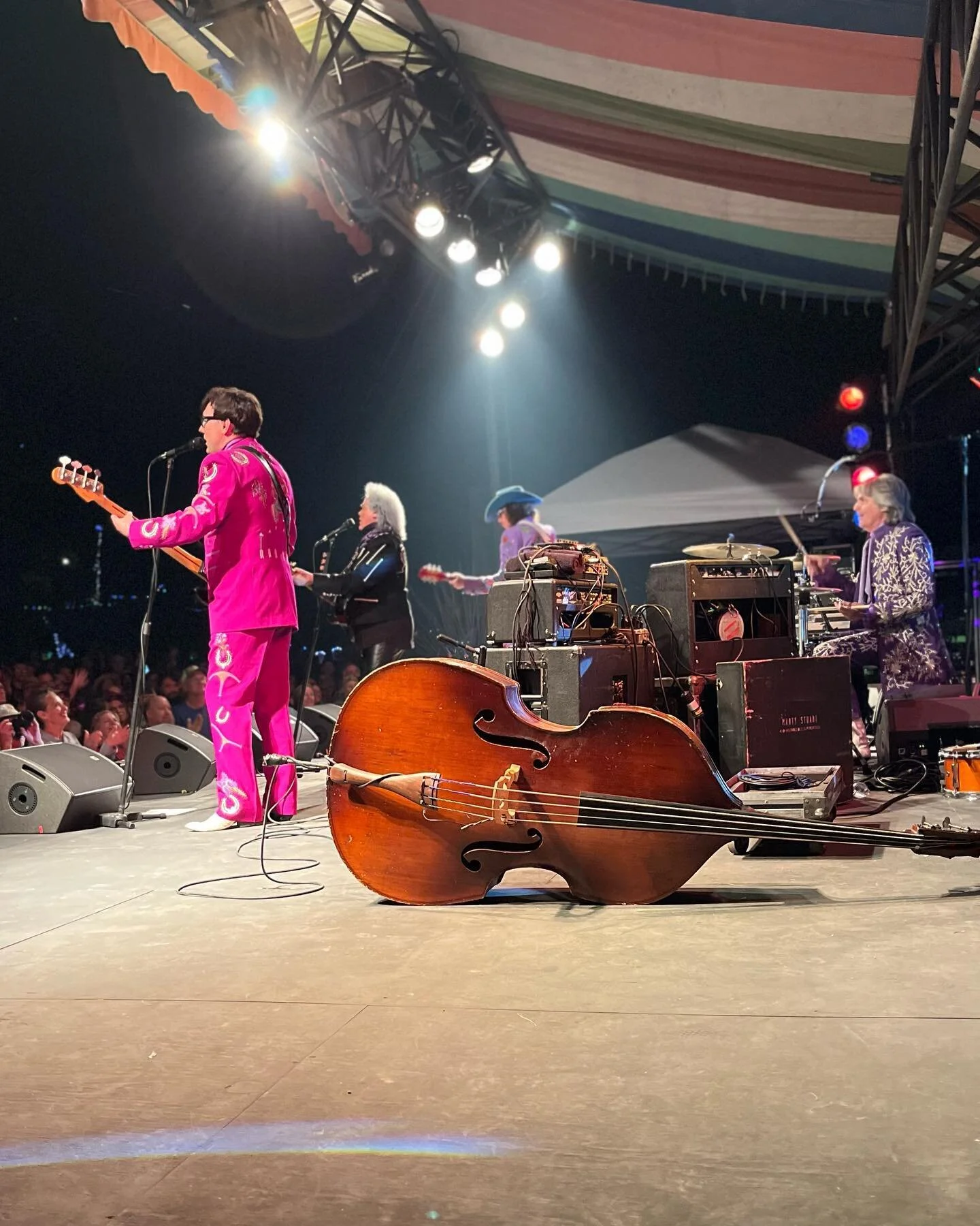 Got a little master class last night 
@martystuart @cousinkennyvaughan 

@shakorihillsgrassroots #shakorihillsgrassrootsfestival 
#humbled #legendary #performer