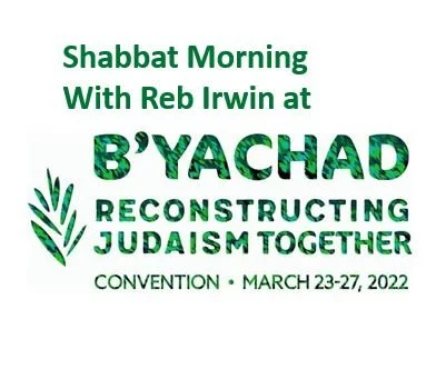 Shabbat Morning from the Reconstructing Judaism Convention