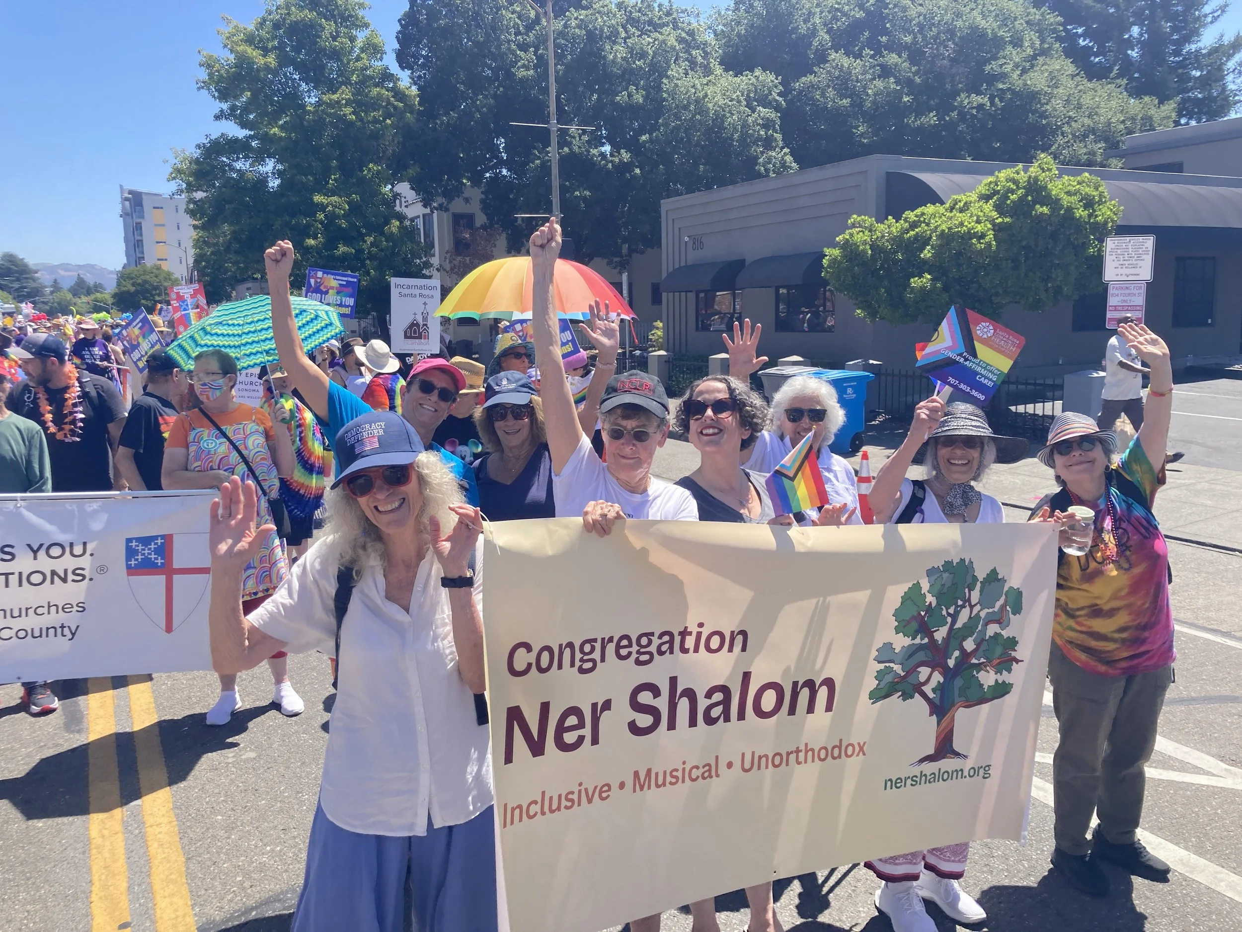 Ner Shalom at Sonoma Pride