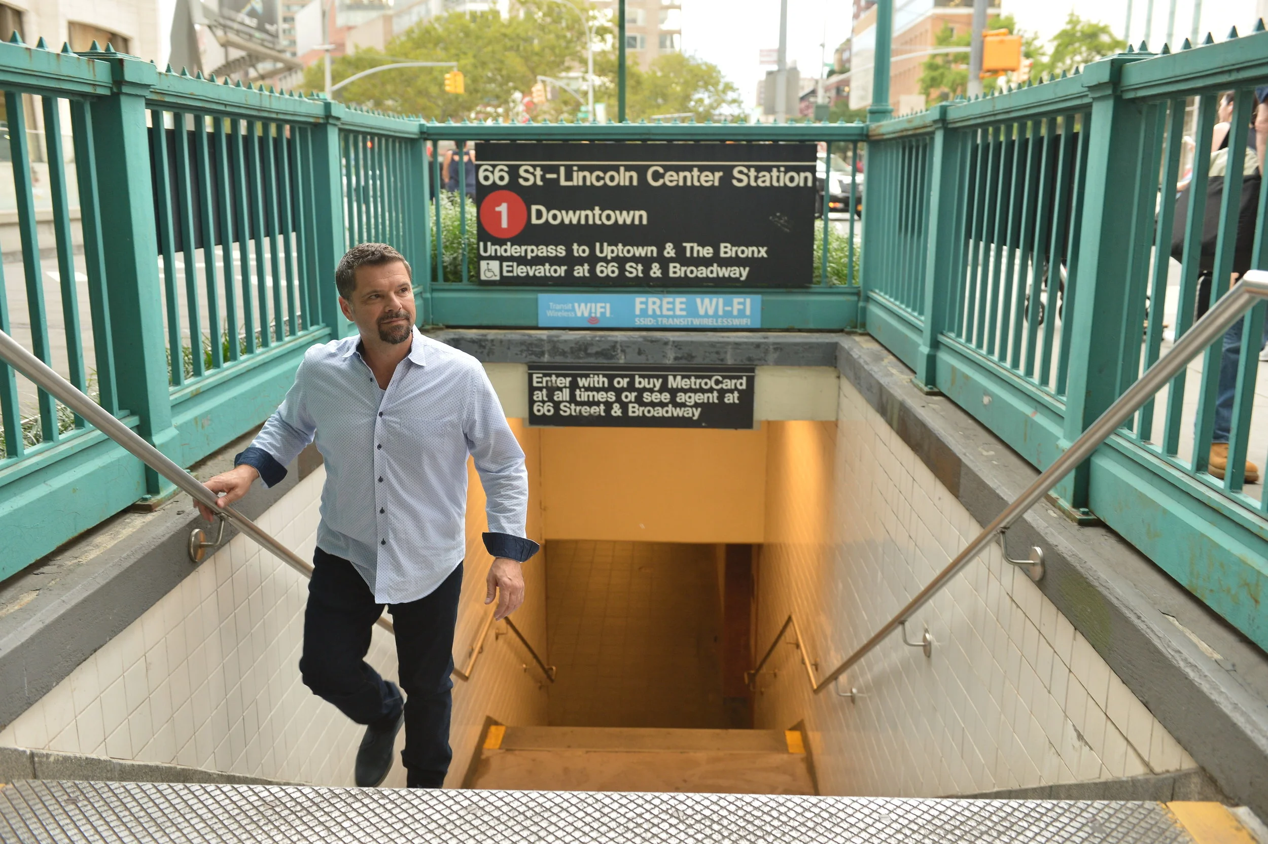 On my way to work at Lincoln Center.