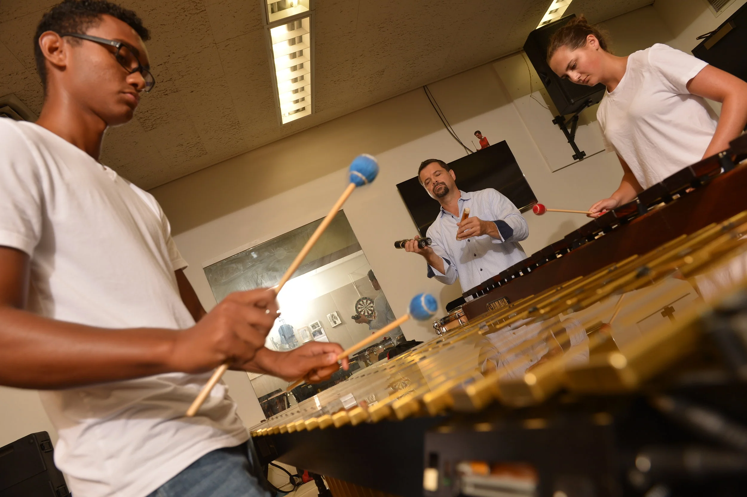 A couple of my awesome JPC percussion students.