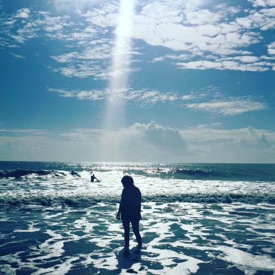 Patricia in the Atlantic ocean outside Charleston, SC. December 28, 2015. Photo by Josie Wheeler.