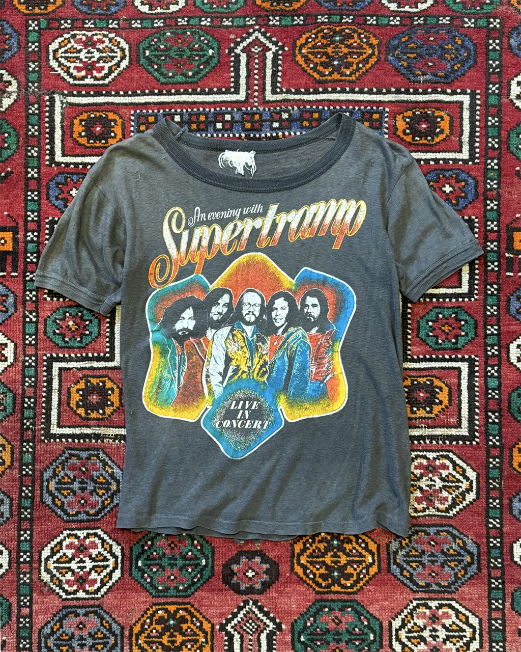 1970's Supertramp Live in Concert Sun Faded T-Shirt