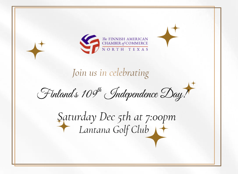 Finnish Independence Day Celebration Dec 5th!