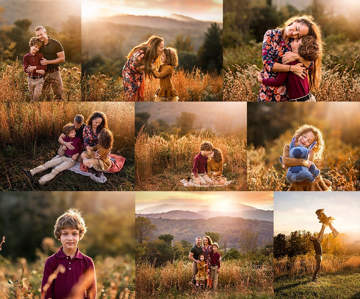 Family Photos in the Mountain Asheville Family Photographer