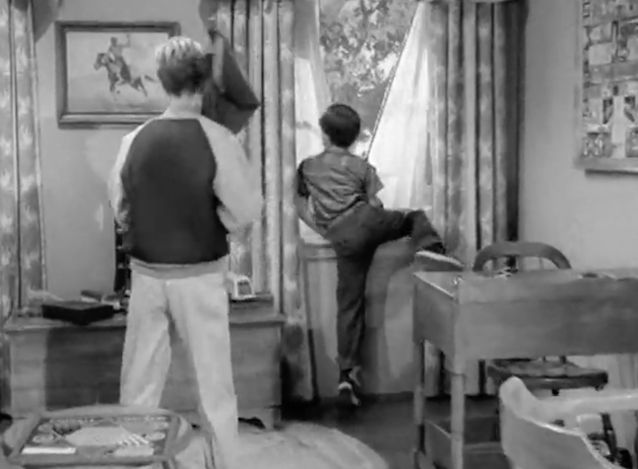 Sneaky Beaver! Windows aren't doors!