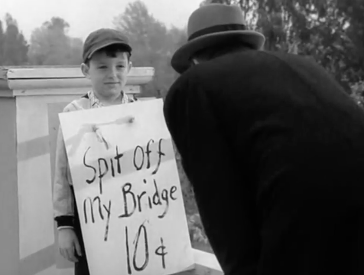 It's the best spittin' bridge in town!