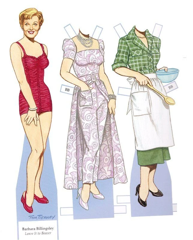 It’s the June Cleaver paper doll!