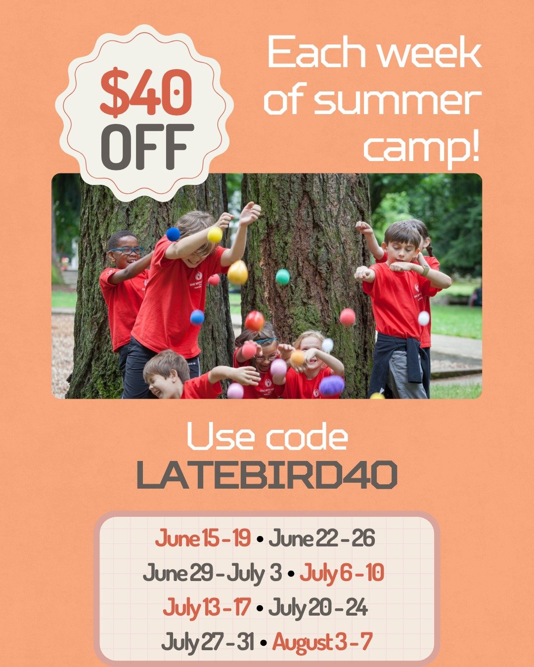 Summer camp starts next week, but there's still time to sign up using our Late Bird discount! 🦅
.
.
#camp #pdx #portlandsummer #parents #portlandparents