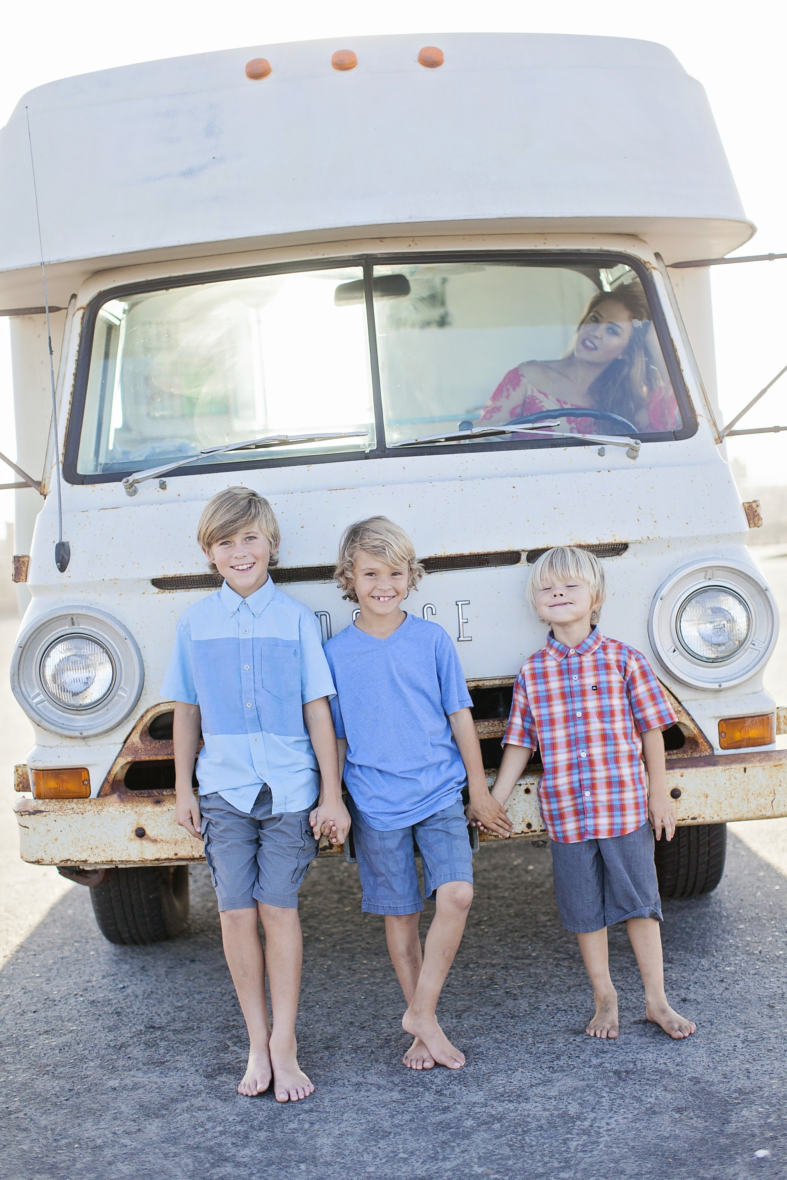 Isabelle and her 3 boys Photo credit- CHRIS NELSON PHOTOGRAPHY