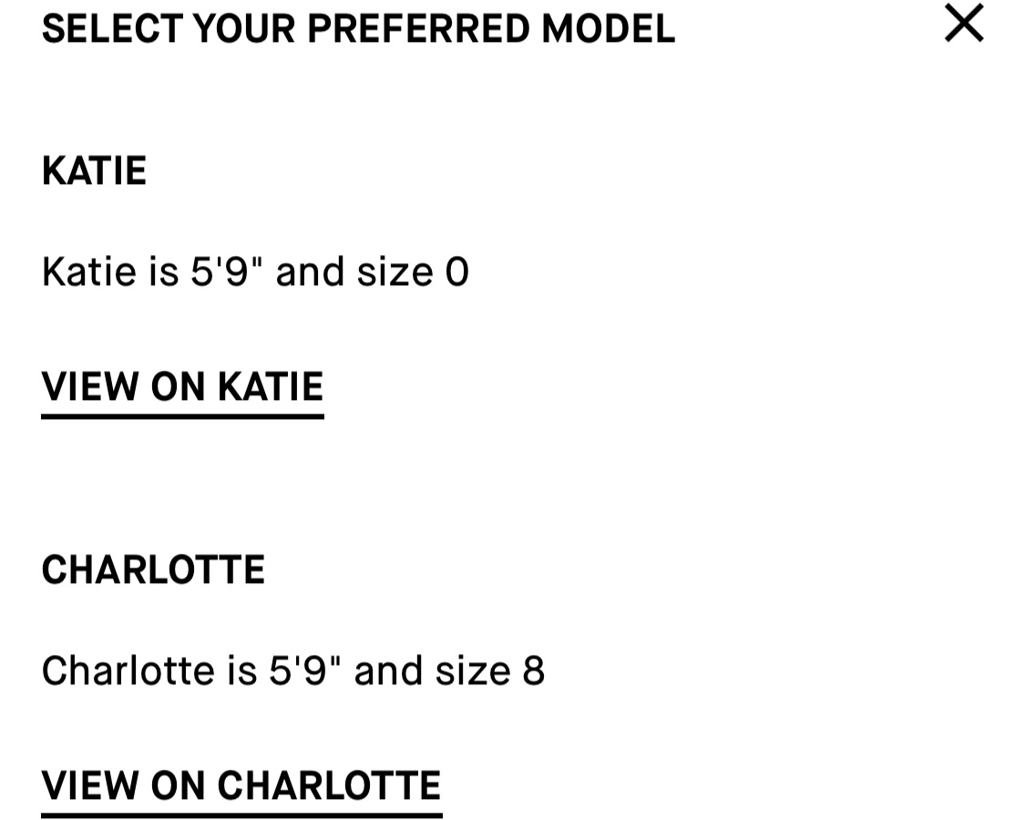 Inclusive Fit Models