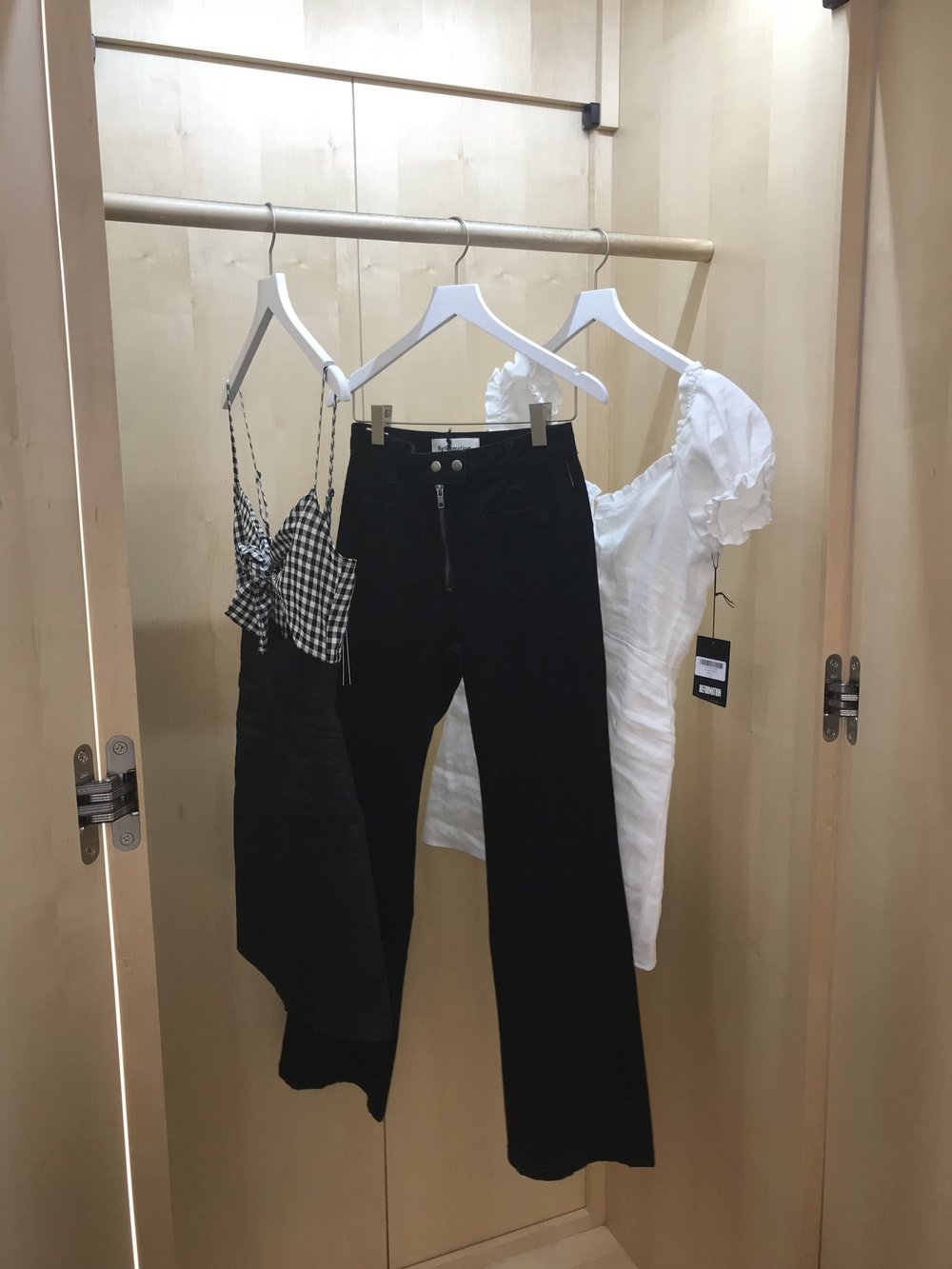 Reformation Fitting Room