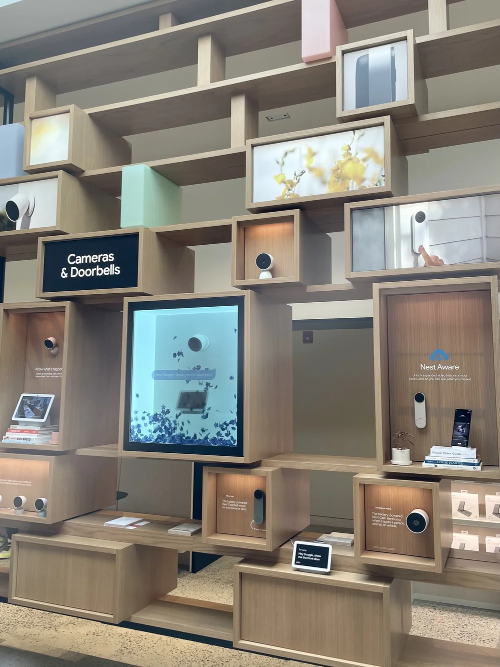 Google Williamsburg Interior wall of Camera's &amp; Doorbells