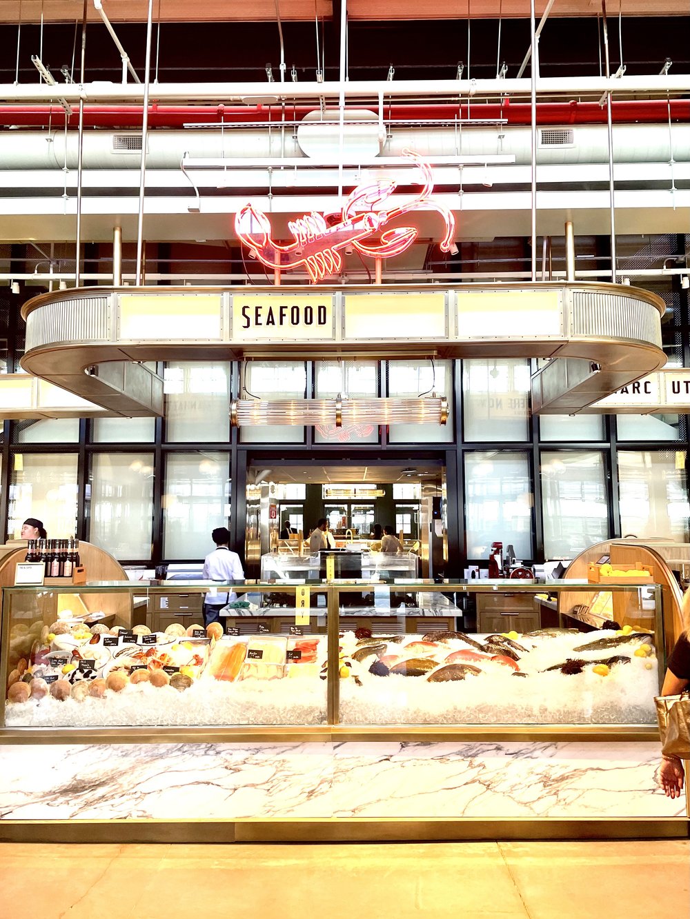 Interior Fresh Seafood Counter