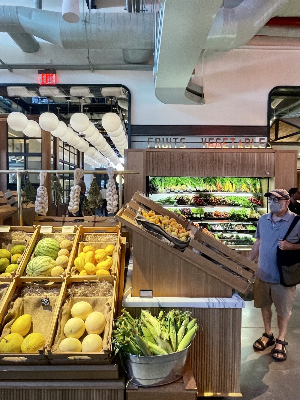 Interior of the Vegetable Market