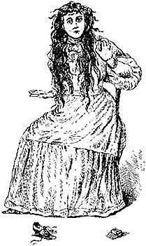 Artist's sketch of Betsy Bell