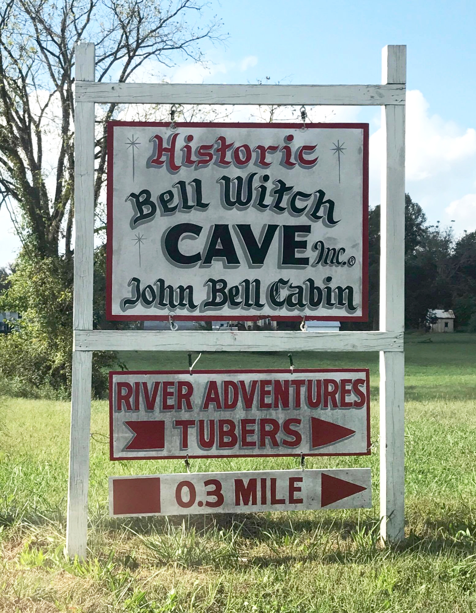  Photos of the Bell Witch Cave tour courtesy of listener Liz Shadbolt  