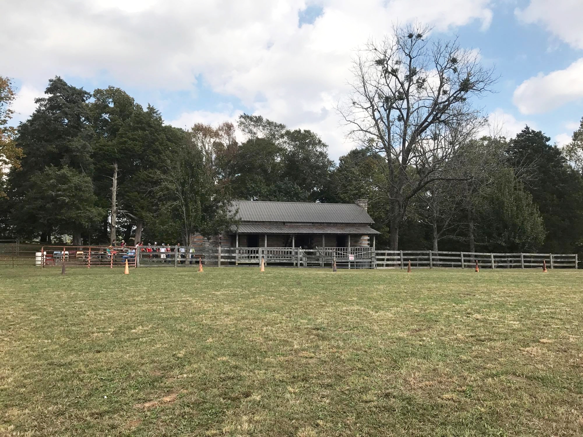  Replica of the John Bell family homestead, near the entrance to the Bell Witch Cave tour in Adams, TN. 