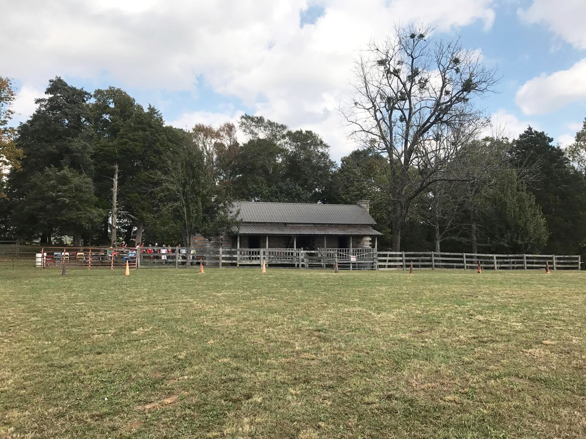Replica of the John Bell family homestead, near the entrance to the Bell Witch Cave tour in Adams, TN.