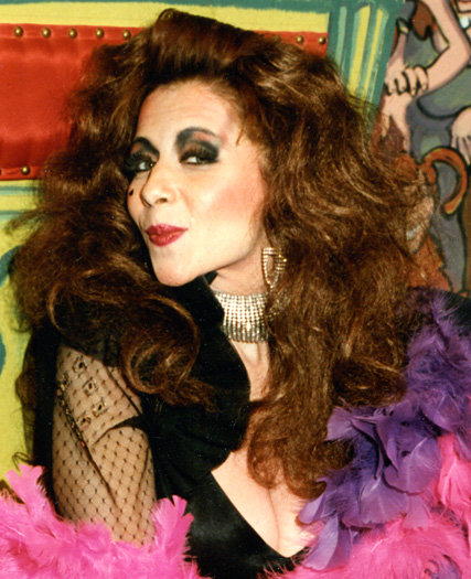 Horror Host “Stella” from her show Saturday Night Dead