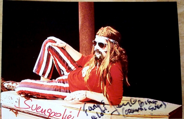 A signed publicity photo of Svengoolie