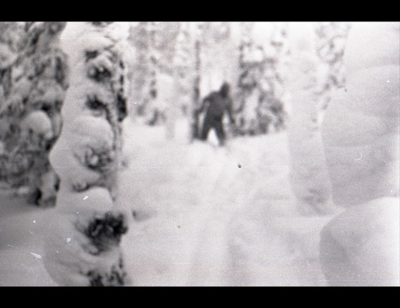  A final image found on a roll of film from the hikers which either shows one of their group dressing humorously portraying a type of Yeti creature, or shows as some believe, an actual Yeti 