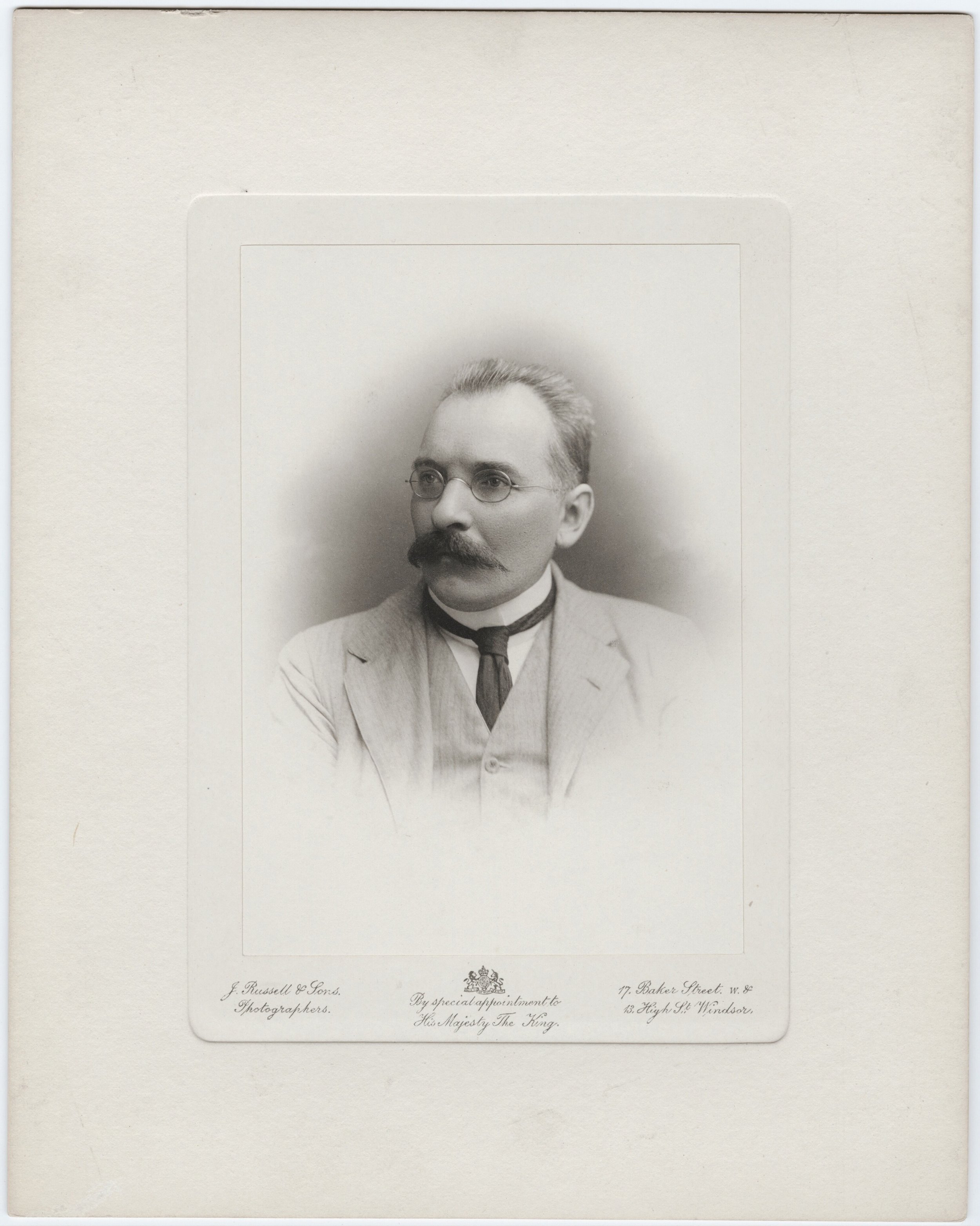Portrait of Wilfrid Voynich, ca. 1920 from the Beinecke Rare Book & Manuscript Library