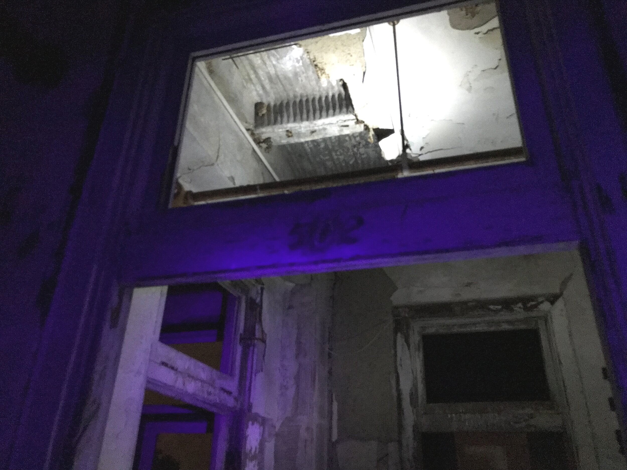 The door numbers were supposedly pried off by a member of the band Incursion 502, who then experienced bad luck once he brought them home. He then gave them to another band member who affixed them to his amplifier.