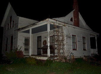  The Moore’s Villisca House at night, courtesy of  Troy Taylor  