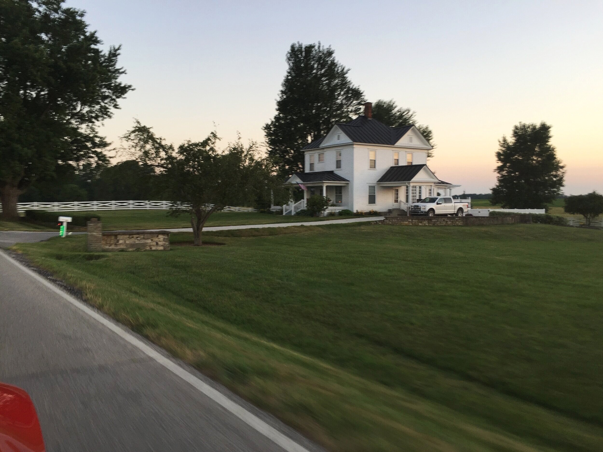  The farmhouse of James Dean’s aunt &amp; uncle, where he grew up in Fairmount, IN.  Photo ©2019 Jill and Roger Pingleton. 