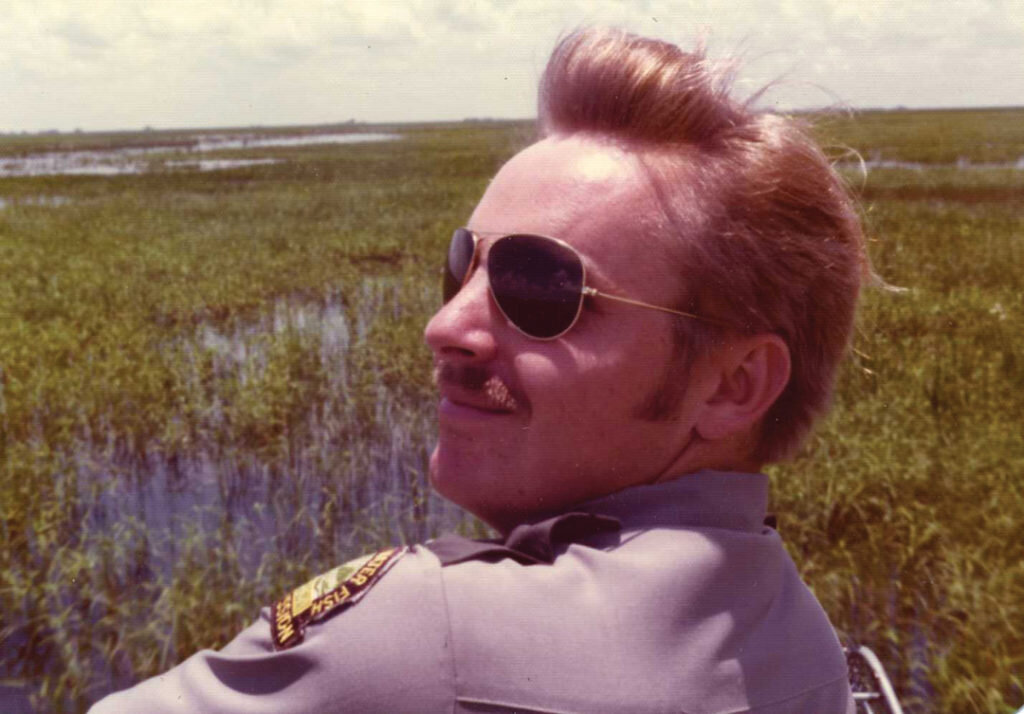  Robert L. “Bud” Marquis, when he worked as a Game Warden in the Everglades. 