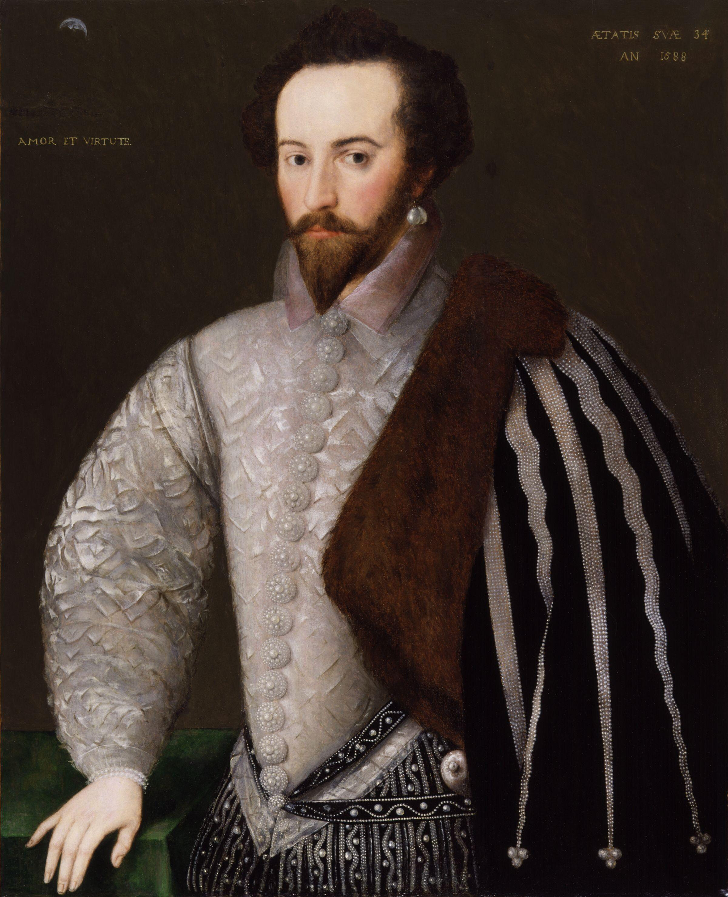  Sir Walter Raleigh, from 1588 