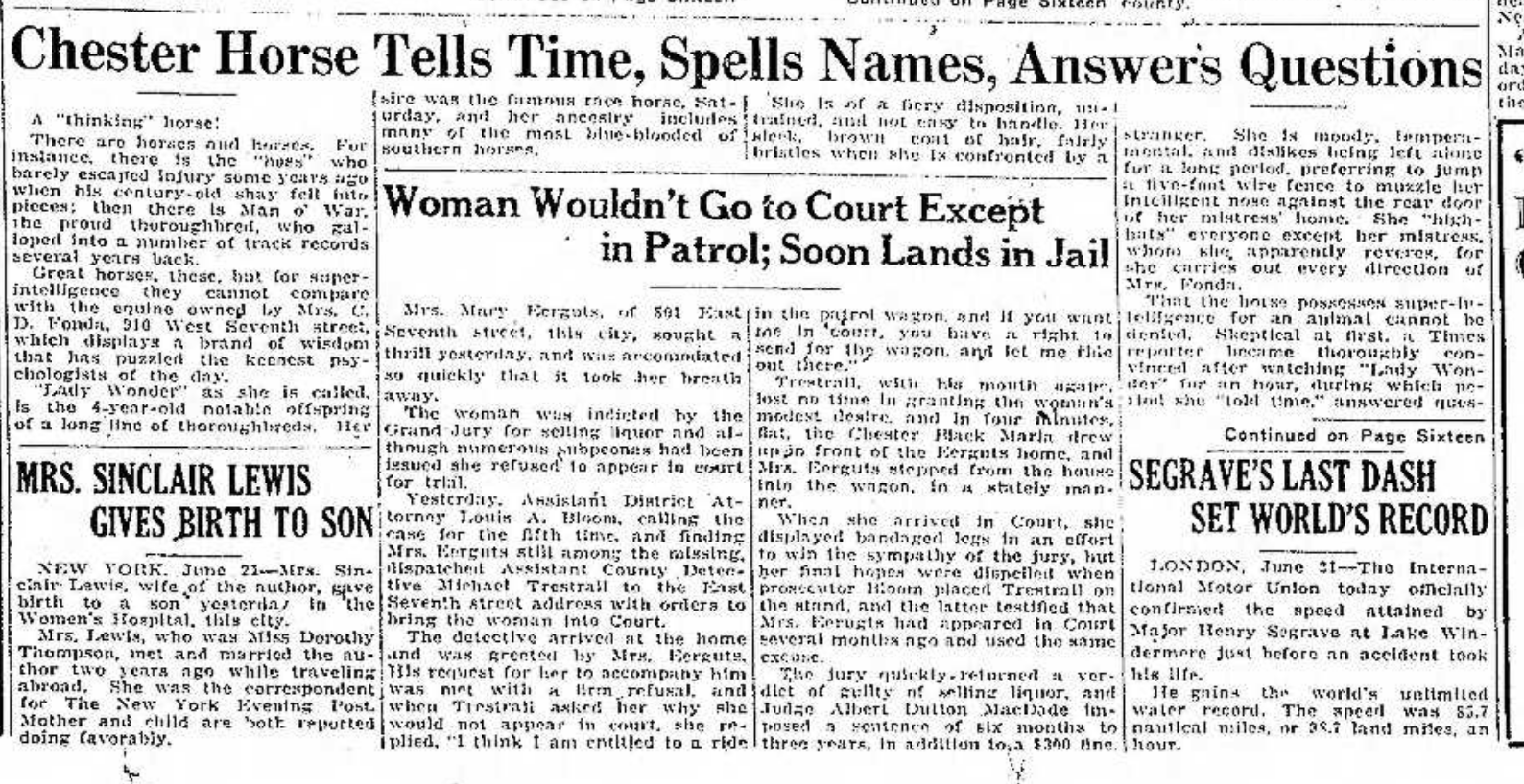 Chester Times June 21 1930 Pg 1.png