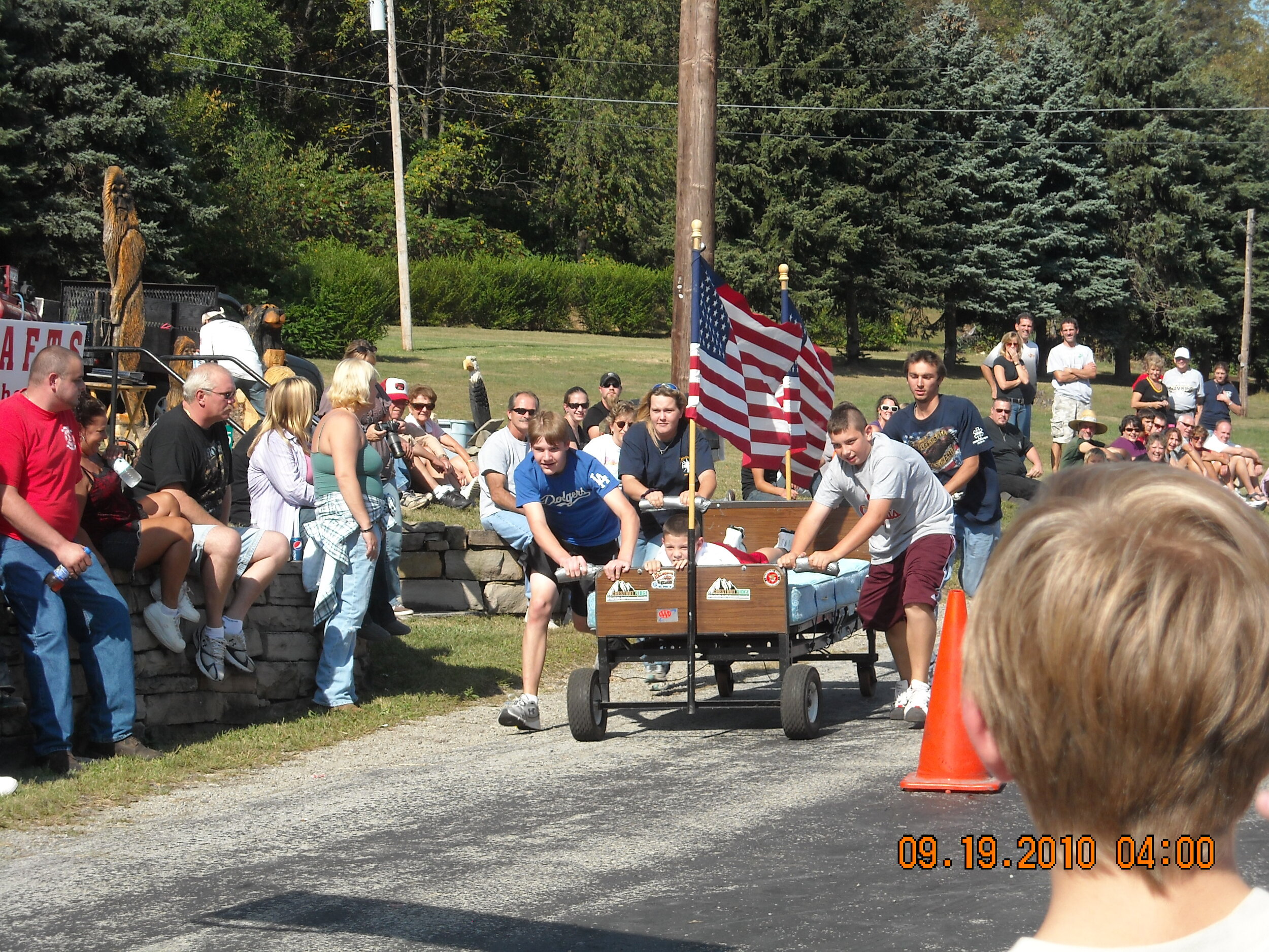  Bed Race from the Kecksburg UFO Festival.  Photo ©Ron Struble 