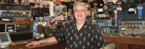  Stan in his radio communications center.  Photo ©Stan Gordon 