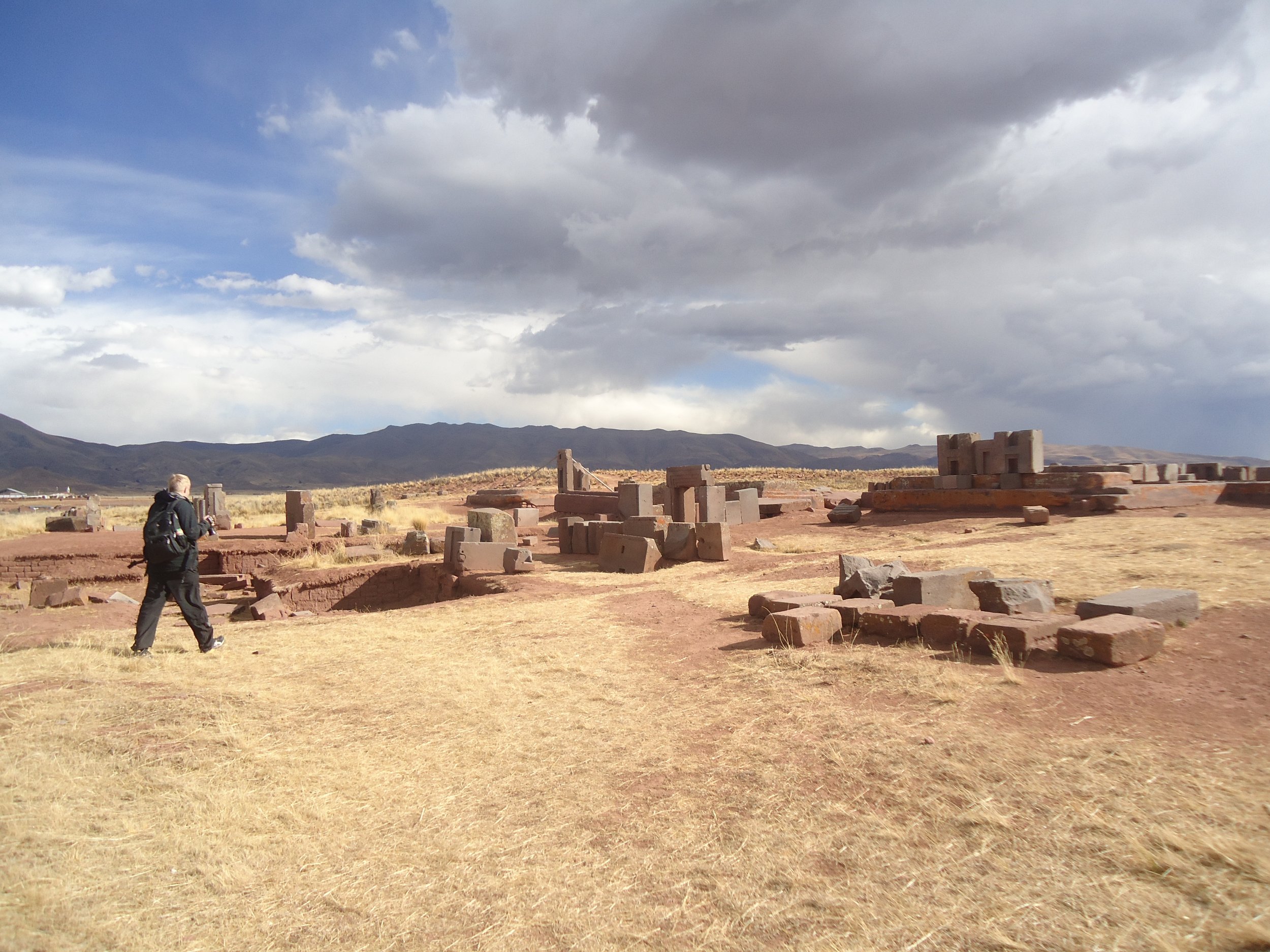  Pumapunku landscape. Photo by Janikorpi, use CC BY-SA 3.0, no changes made to any photos in this gallery, via Wikimedia Commons 