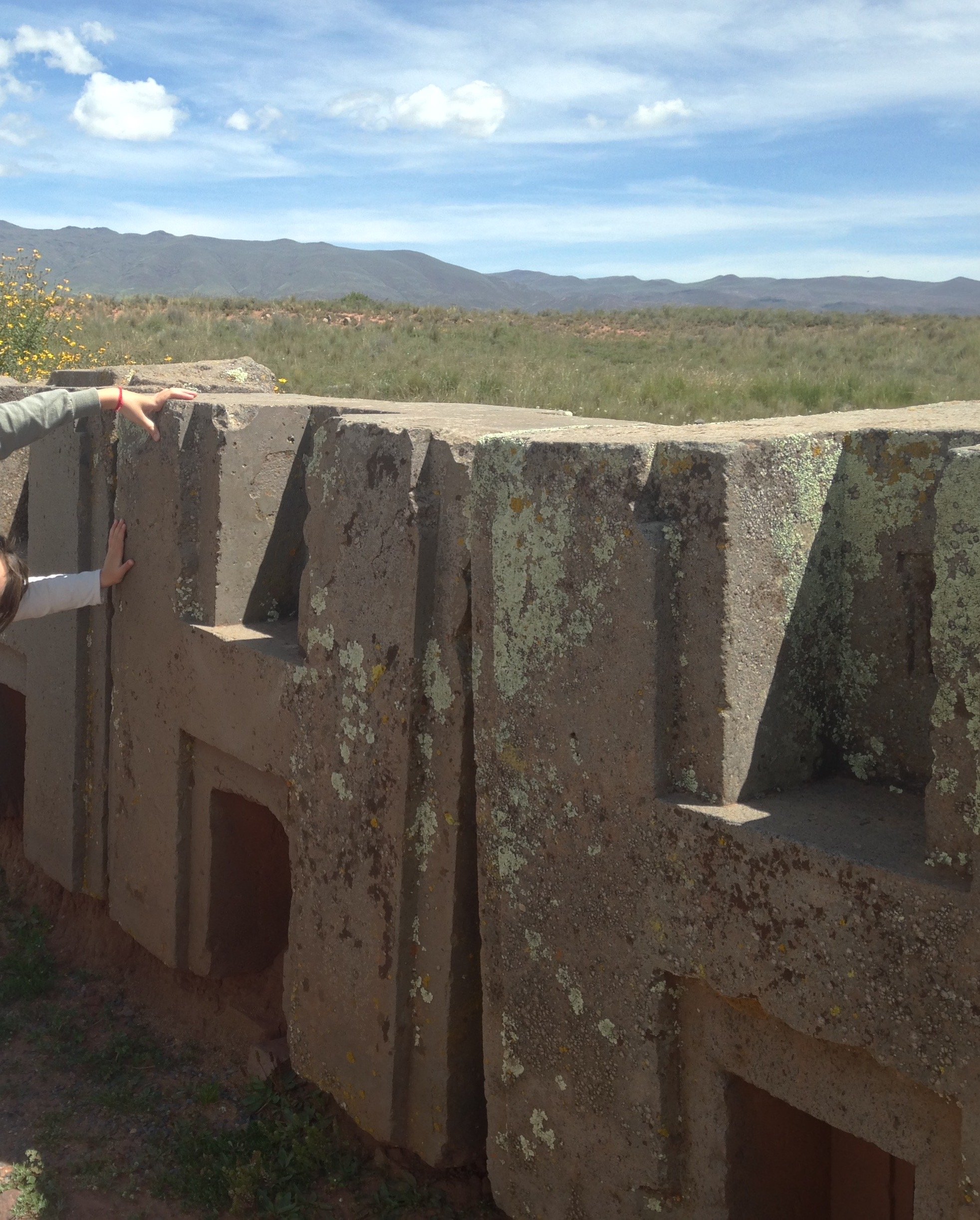  Stones at Pumapunku, photo by Tom Barnett  @rompsk on Twitter  