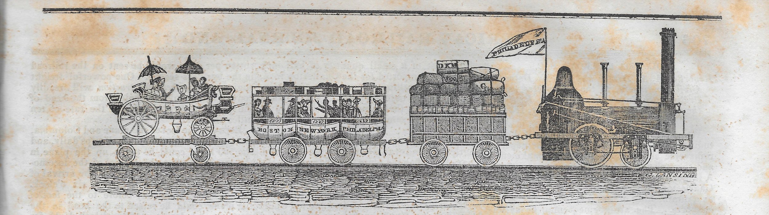  An early locomotive from the 1830s 